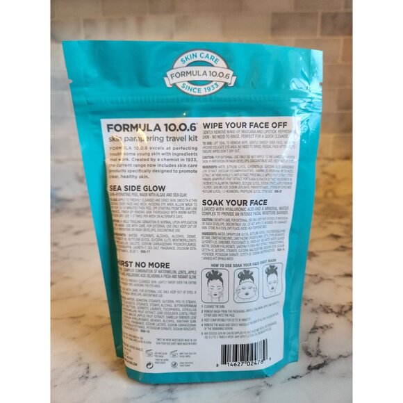 Travel Skincare Set Formula 10.0.6 Calm Retreat With Peel Mask & Moisturizer - Picture 2 of 4